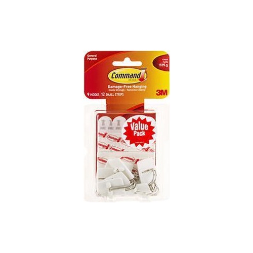 Hooks Clear Wire with Strips