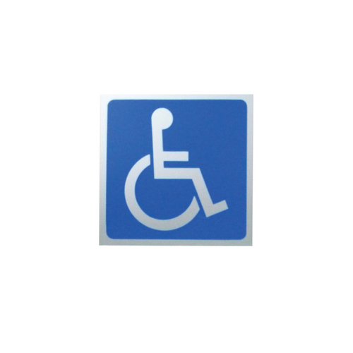 Sign Disable Blue Intern 140sq