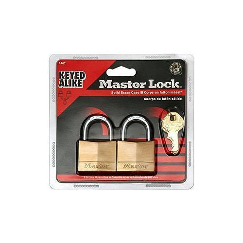 Padlock Master Brass Key Alike 2 40mm