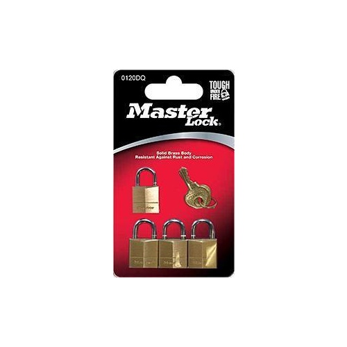 Padlock Master Brass Key Alike 4 19mm
