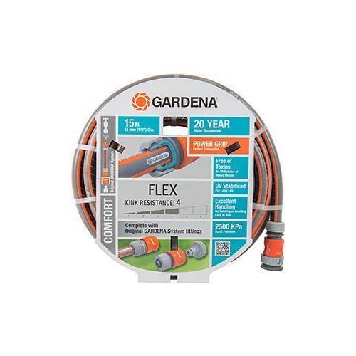 Gardena 13mm x 15M FLEX Fitted Hose