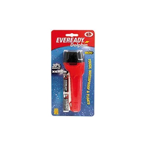 Eveready Dolphin Torch Micro with 2  AA Batteries