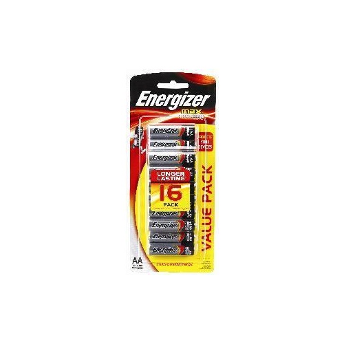 Battery AA 16 Pack Energizer Max