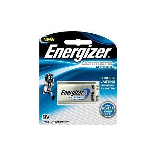Energizer Battery Lithium 9V 1 Pack