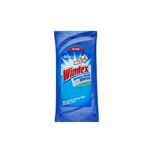 WINDEX Surface Glass Wipes.