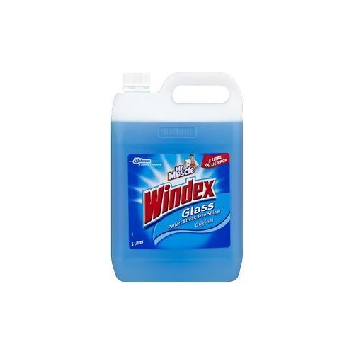 WINDEX Glass Cleaner Liquid Refill 5L
