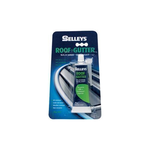 Silicone Roof   Gutter Transparent 75g Selleys