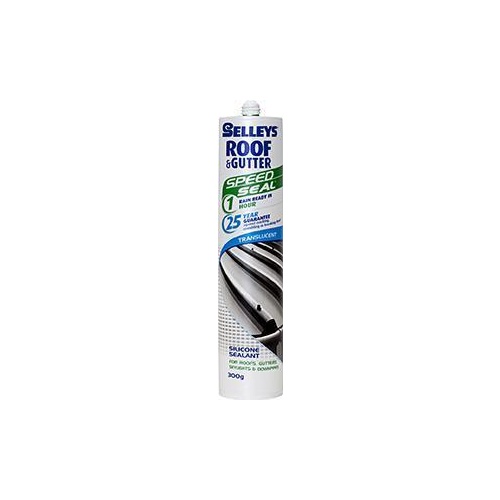 Silicone Roof   Gutter Speed Seal Trans 300g Selleys