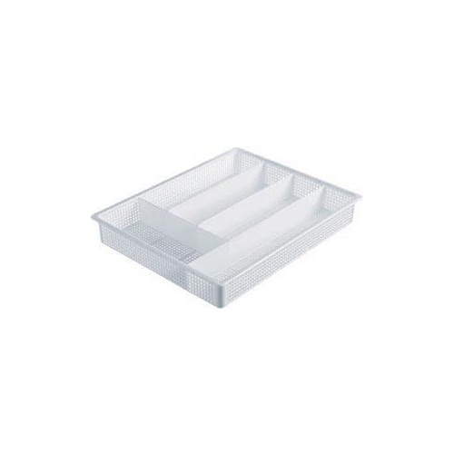 Tray Cutlery 5 Compt White