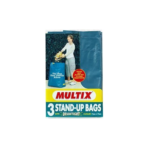 Garden Bag 3 Pack Standup 75lt Multix