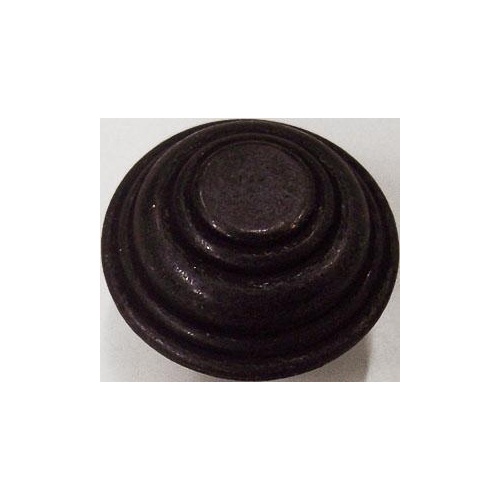 Knob Black Cast Iron 34mm