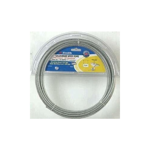 Rope Wire Galvanised Polyvinyl Chloride 3mmx10m