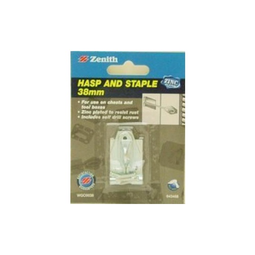 Hasp   Staple Wire Zinc Plated 38mm