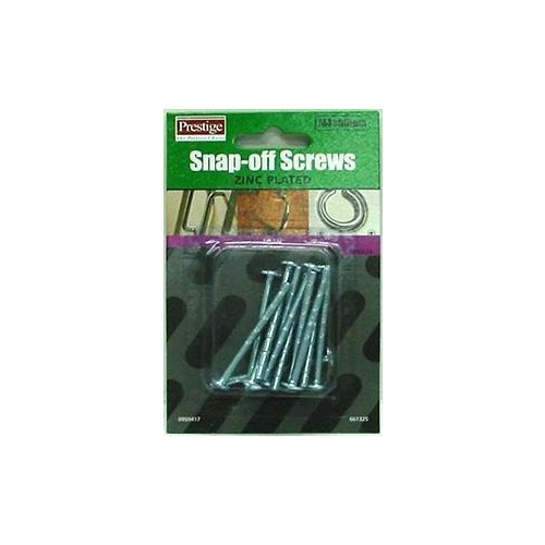 Screw Handle Snap Off Zinc Plated M4X50 12Pack