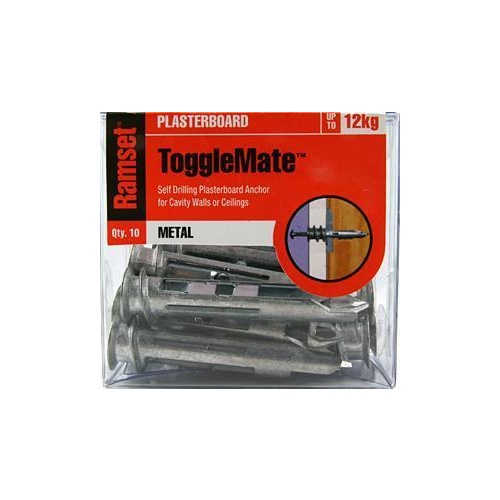 Togglemates Pk10 Commercial Hospitality And Hardware Supplies Chs - Hollow Wall Anchors Bunnings