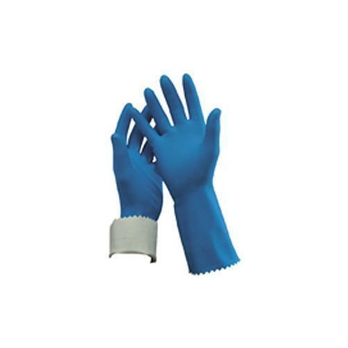 Gloves Flocklined blue Sz9-9.5