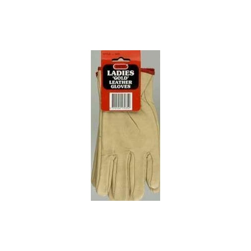 Gloves Gold Leather Ladies
