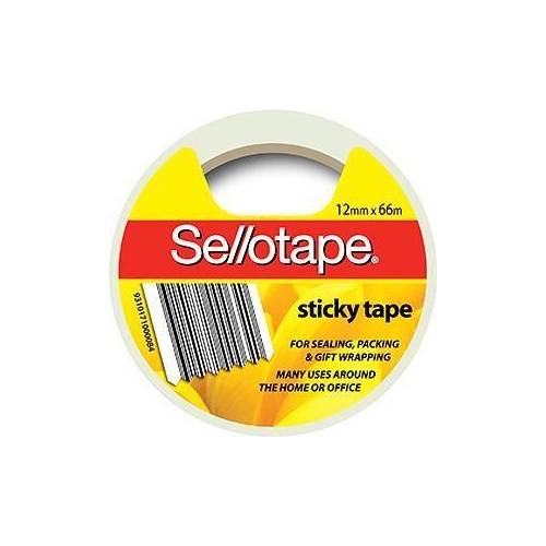 Tape Sticky Clear 12mm x66M