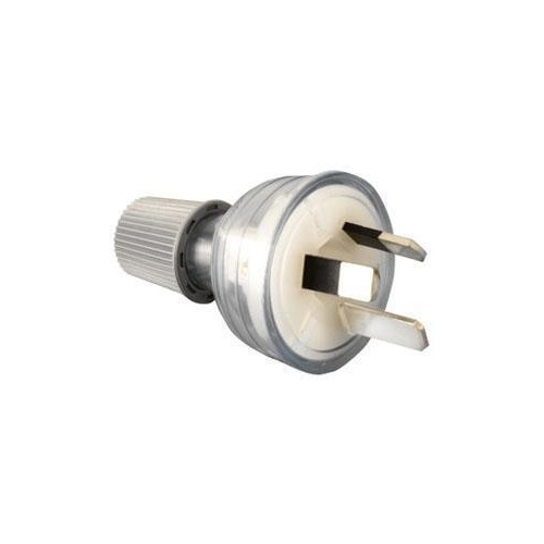 Electrical Plug Top 3 Pin 15AMP Clear HPM