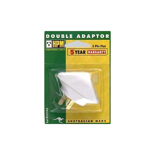 Adaptor Double Conventinal 1A White