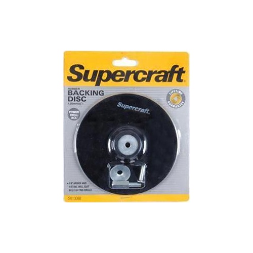 Disc Backing Rubber 125x6mm Supercraft