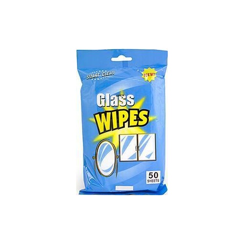 Wipes Glass 50 Pack