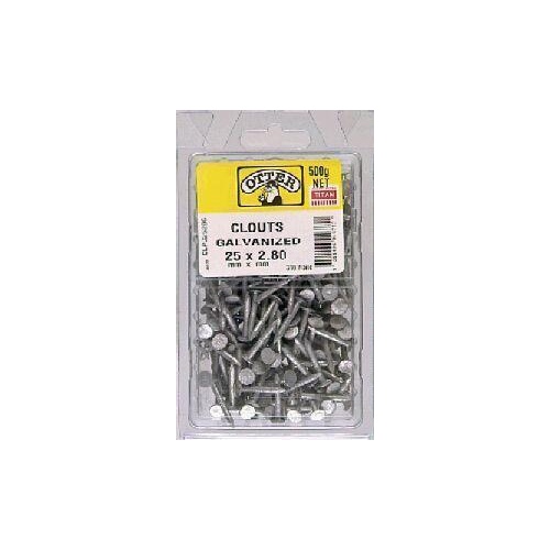 Nail Clout Galvanised 25x2.80 500g