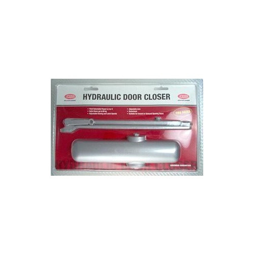 Door Closer Hydraulic 65kg Silver