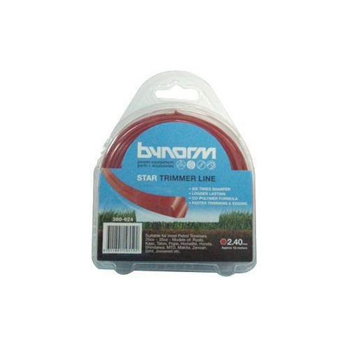 Bynorm Trimmer Line Star Red 2.4mm 15M