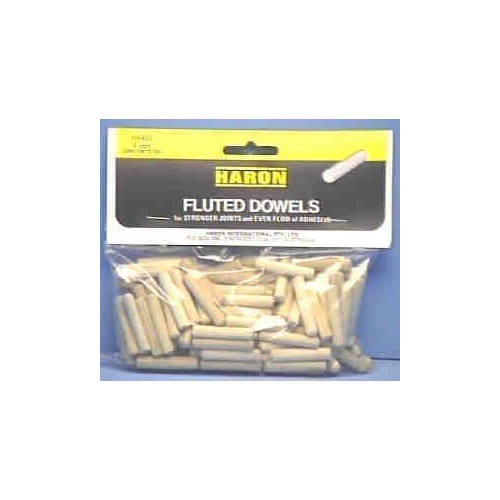 Dowels Fluted 6mmx30mm Pack 150
