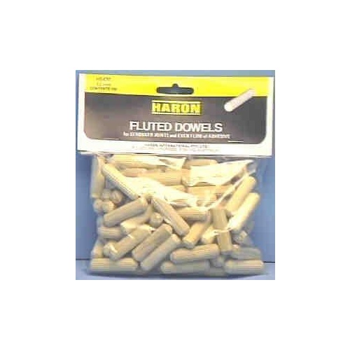 Dowels Fluted 10mmx38mm Pack 100