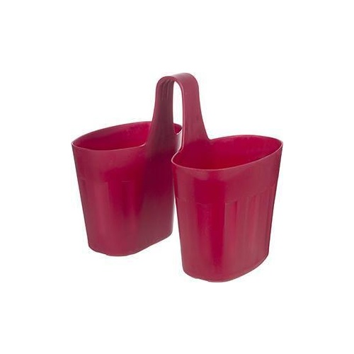 Double Rail Planter-Ruby Red