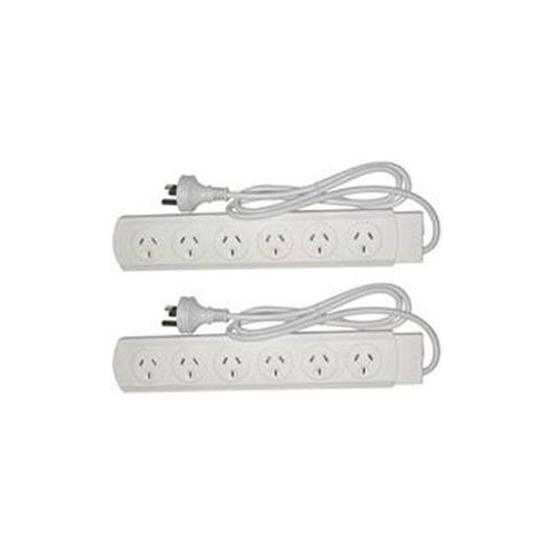 Eversure Powerboard 6 Outlet Pack 2