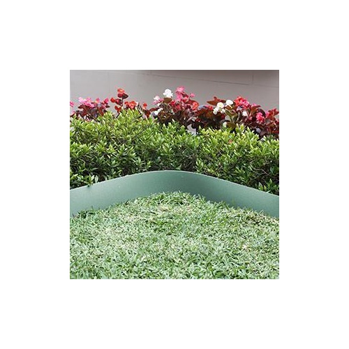 Garden Edging Plastic Eucalypt Green 10m x 75mm