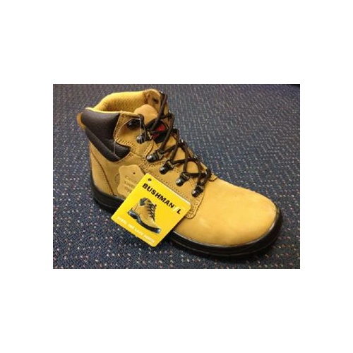 Boot Lace-Up Safety Bushman Leather S11