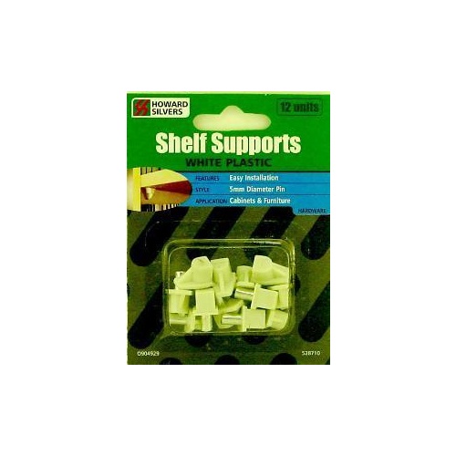 Support Shelf White Card Of 12