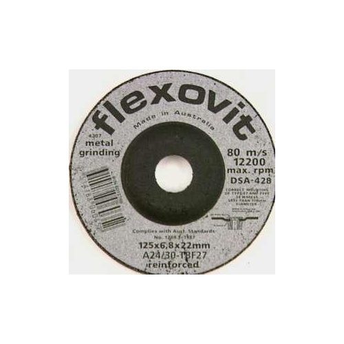 Flexovit Wheel Grinding Metal Dc 127x6x22 2mm