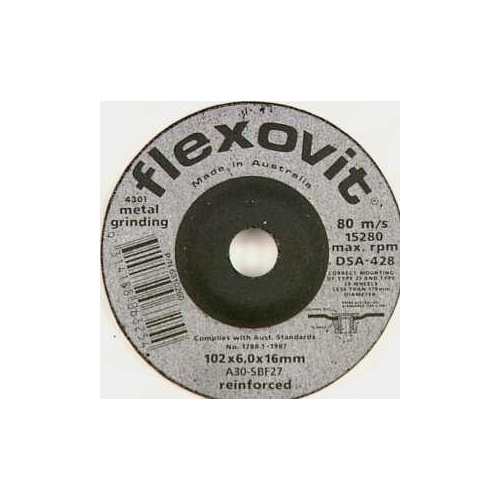 Flexovit Wheel Grinding Metal Dc 102x6x16