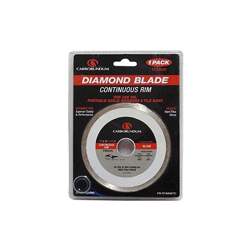 Carborundum Blade Diamond Cont Rim 115x22/20/20