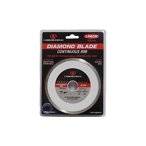Carborundum Blade Diamond Cont Rim 125x22/20