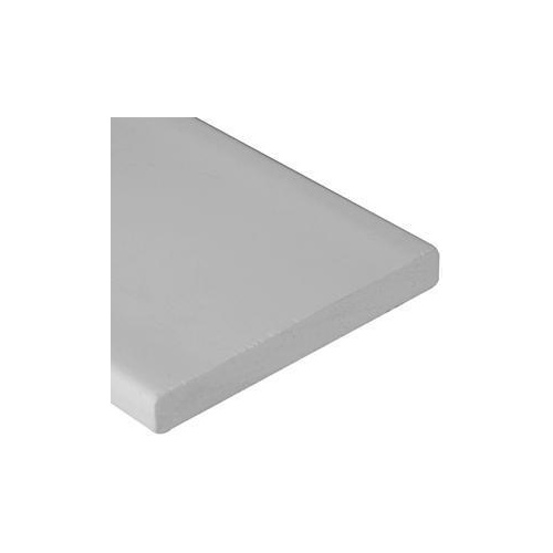 Mould Cover Strip White PVC 50x5x3600mm