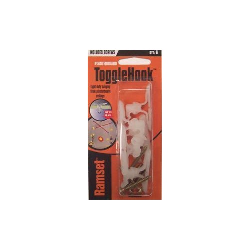 Togglehook /screw 9-12mm Card of 6
