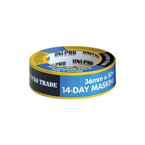 Tape Masking Blue 14 Day 36mm X 50m Uni-Pro