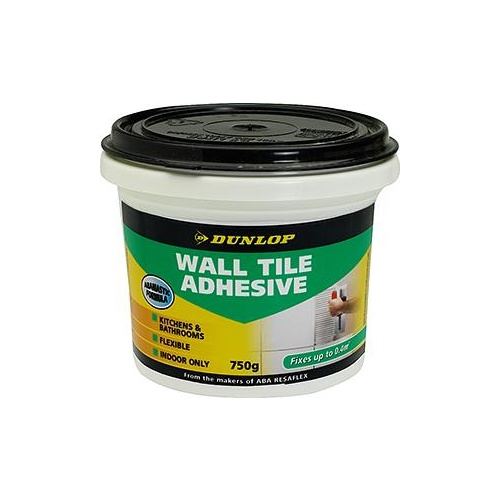 Adhesive Tile Wall 750g Tub Dunlop