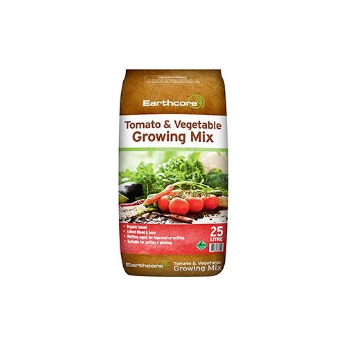 Earthcore Tomato Vegie Grow Mix 25lt