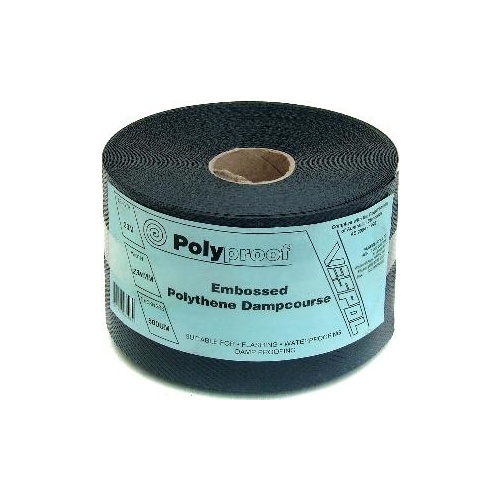 Dampcourse Poly Black Polyproof 230mmx30mx500um