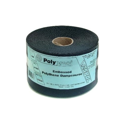 Dampcourse Poly Black Polyproof 300mmx30mx500um