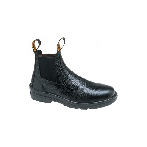 Boot Safety Elastic Leather Black S7 330 Blundstone