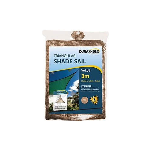 Durashield Shadesail Value Sand Triangle 3m