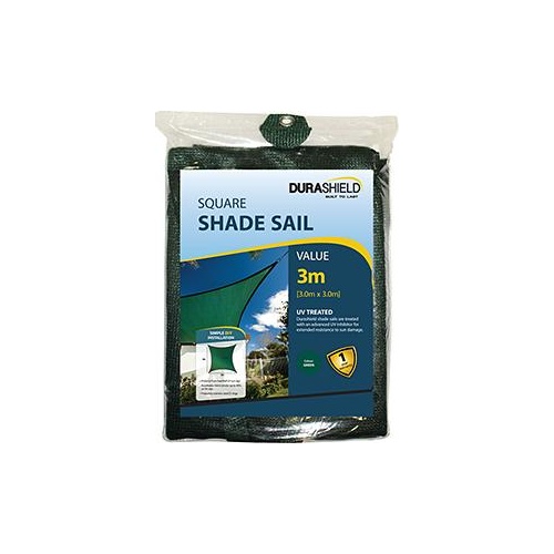 Durashield Shadesail Value Green Square 3m